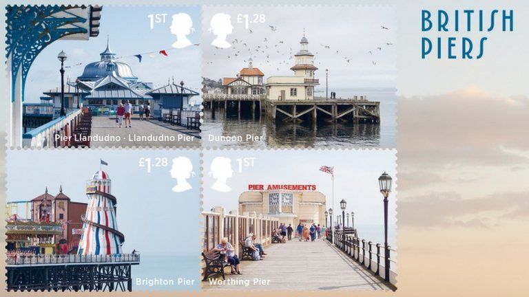 UK seaside stamps