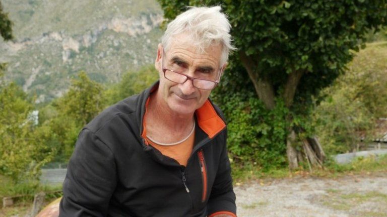 An undated photo of Herve Gourdel taken in the Nice area of southern France