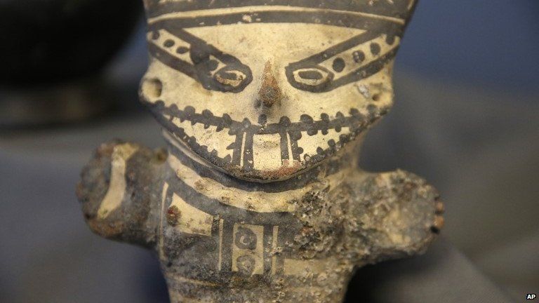 Peruvian artifact returned by the US 21 Oct 2014