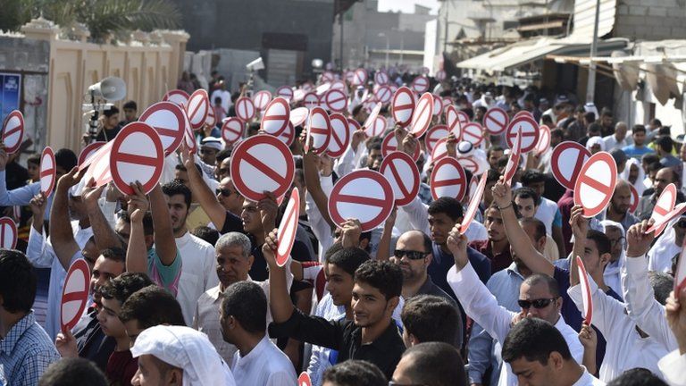 Bahrainis call for boycott, 21 Nov