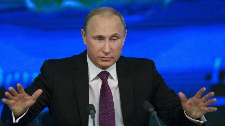 Russian President Vladimir Putin, 18 Dec