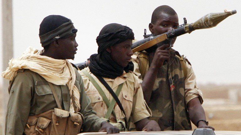 Malian soldiers (file president)