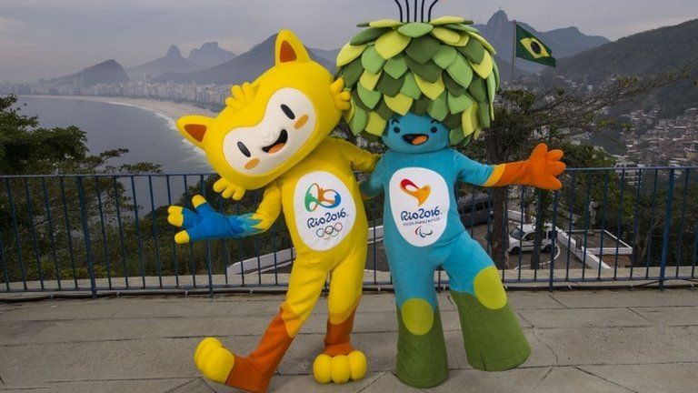 Rio Olympics and Paralympics mascots, 24 Nov 14
