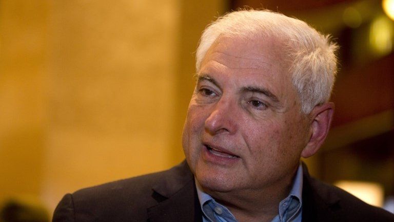 Ricardo Martinelli during an interview at a hotel in Guatemala City on 28 January, 2015.