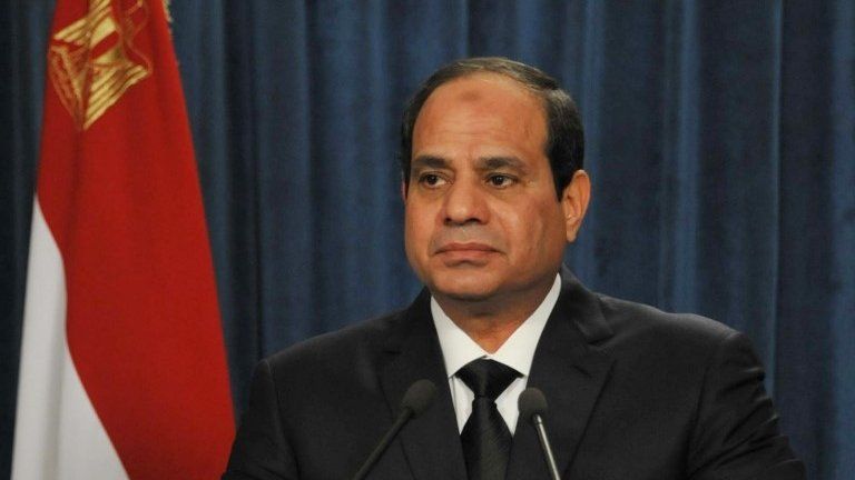 Egyptian President Abdel Fattah al-Sisi - 16 February