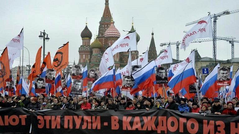 Mass rally in Moscow, 1 March