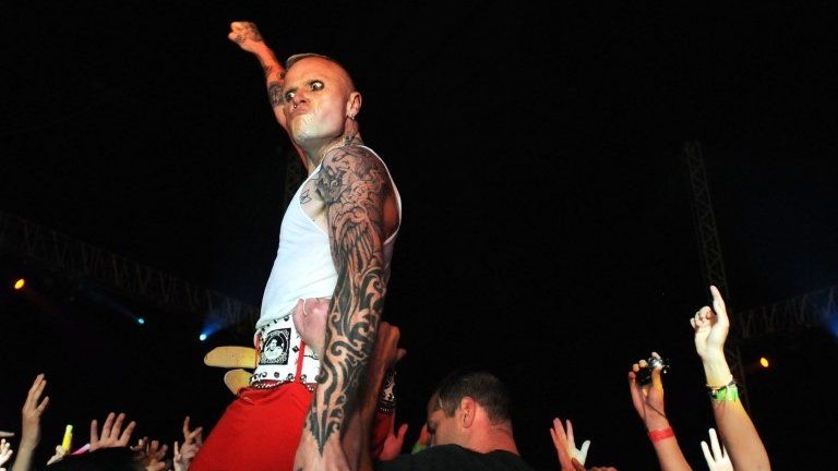 Keith Flint of The Prodigy