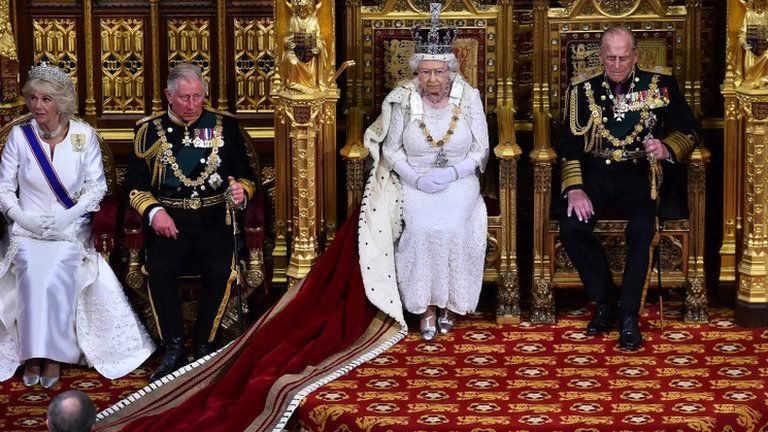 The Queen in the House of Lords 2015