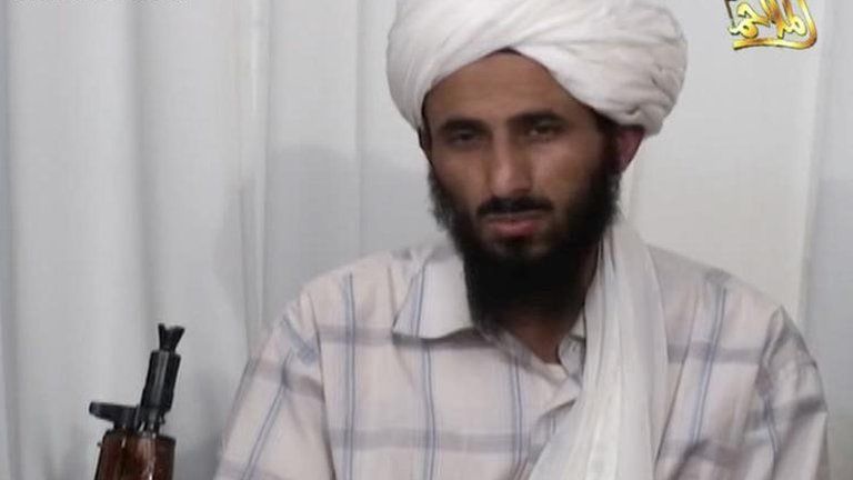 Al-Qaeda in the Arabian Peninsula (AQAP) leader Nasser al-Wuhayshi shown in video grab from 2009