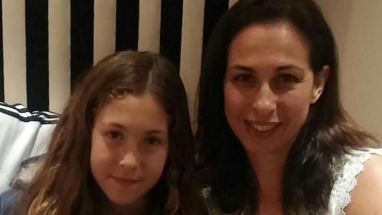 Ayelet sits side by side with daughter Naama Levy