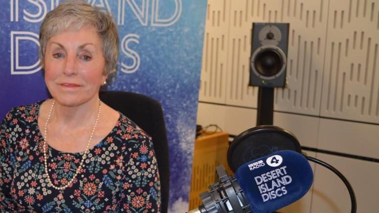 Patricia Wiltshire in BBC studio