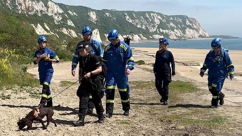 A search and rescue team out in Folkestone 