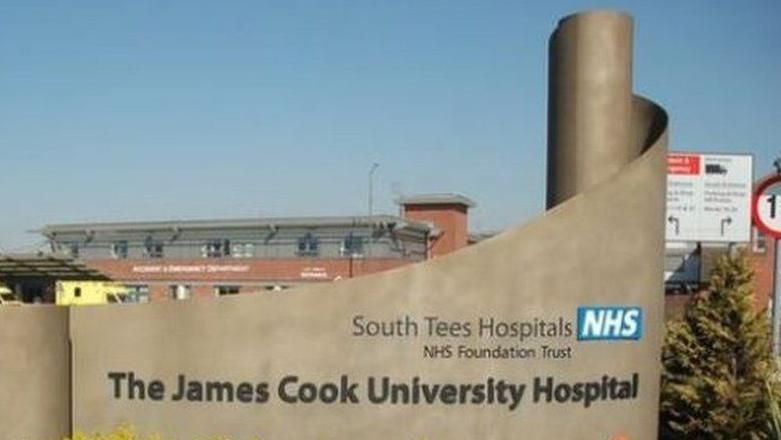 Exterior of James Cook University Hospital