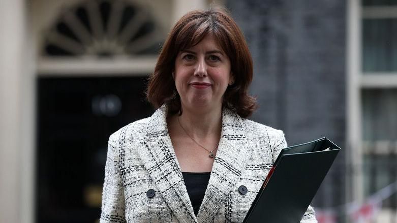 Lucy Powell pictured in Downing Street