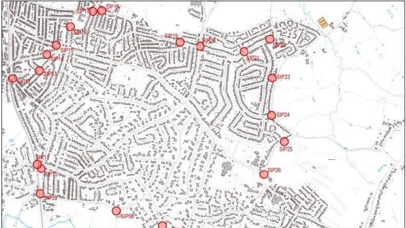 A map of the some of the proposed eruv in Hale and Hale Barns