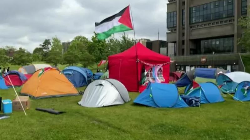 Pro-Palestine camp