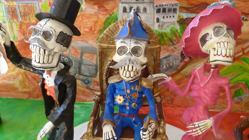 La historia de México en calaveras - BBC News Mundo