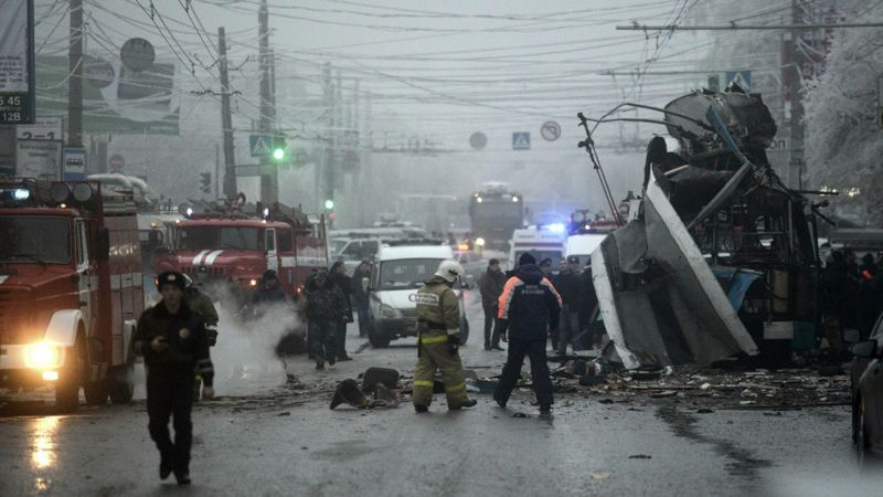 Взрыв машины в волгограде