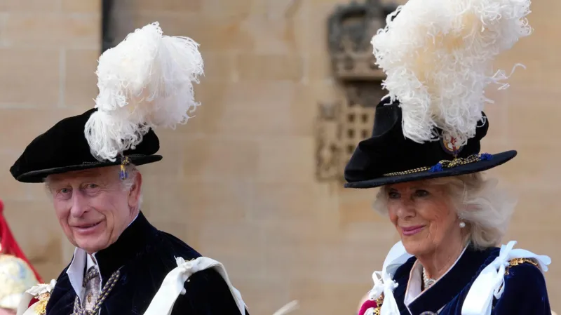 King and Queen appear in Order of Garter ceremony