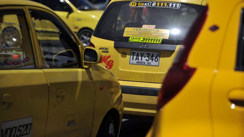 Taxis en Bogotá