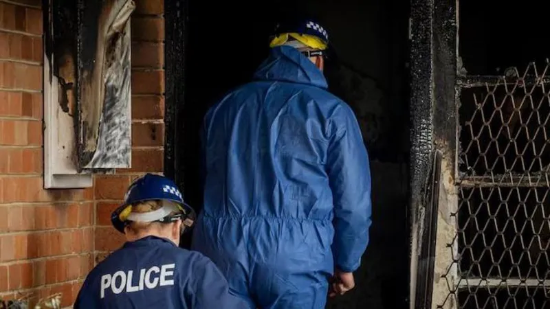 Australian dad charged with killing his children in fire