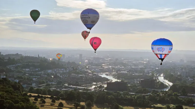 Globos aerostáticos surcan los cielos: imágenes