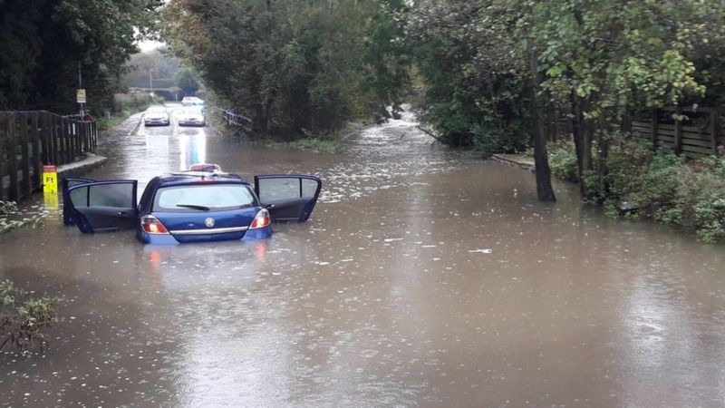 Transport for Wales: North-south rail line closed by flood damage - BBC ...