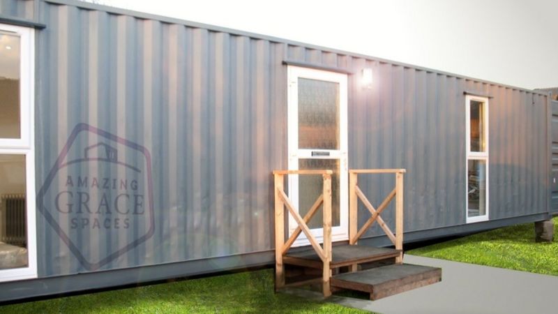 Shipping Containers To House The Homeless In Cardiff - Bbc News