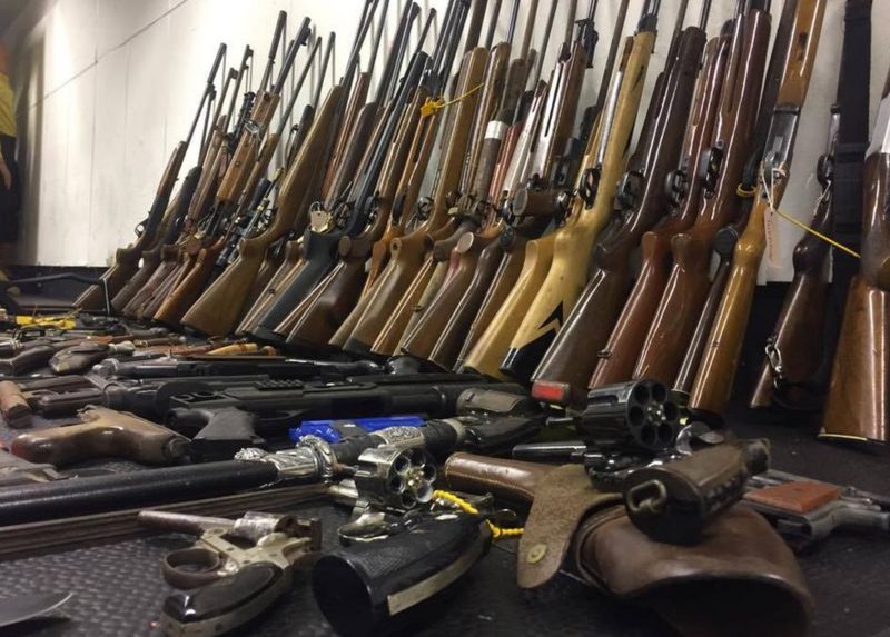 Isle Of Man Weapons Amnesty More Than 90 Firearms Surrendered Bbc News