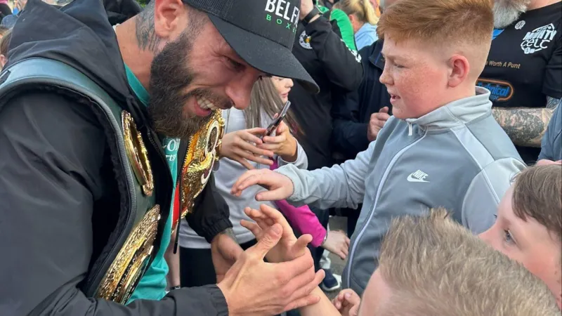 Cacace Receives Hero's Welcome After Boxing Triumph.