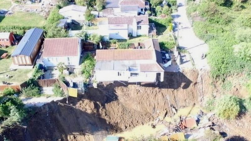 Coastal erosion: The 'forgotten' community left to fall off a cliff ...