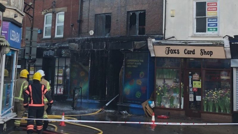 Wisbech fire destroys town centre gaming business - BBC News