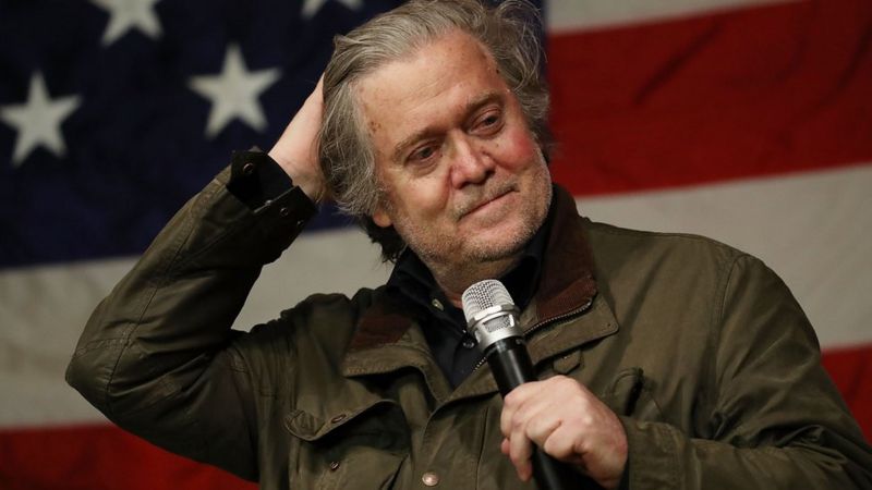 Steve Bannon Dropped From New Yorker Festival After Backlash Bbc News