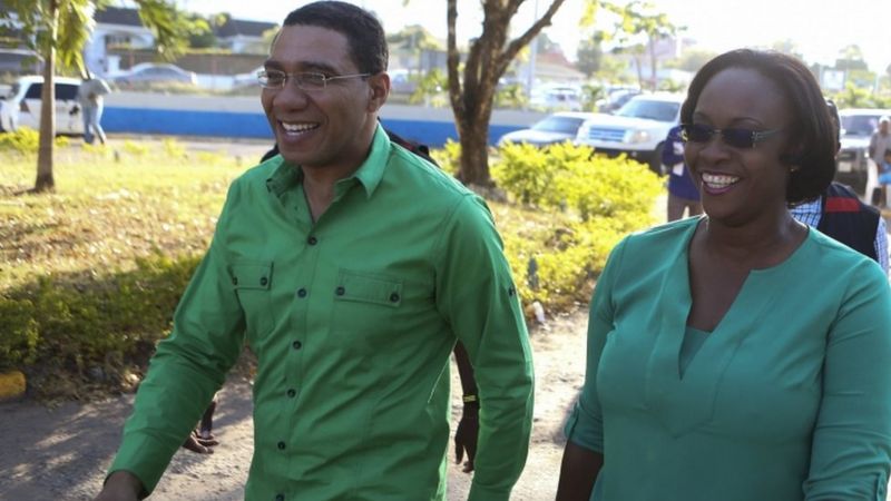 Jamaica S New Prime Minister Andrew Holness Sworn In BBC News    88570886 031665452 1 