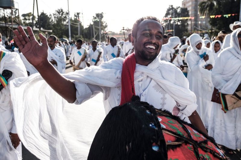 In Pictures Ethiopians Celebrate The Festival Of Timket Bbc News 