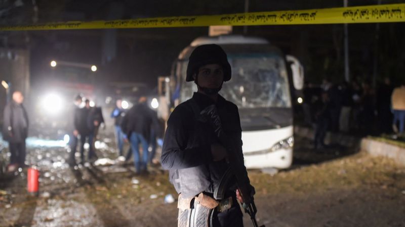 Egypt Police 'kill 40 Militants' In Raids After Tourist Bus Blast - BBC ...