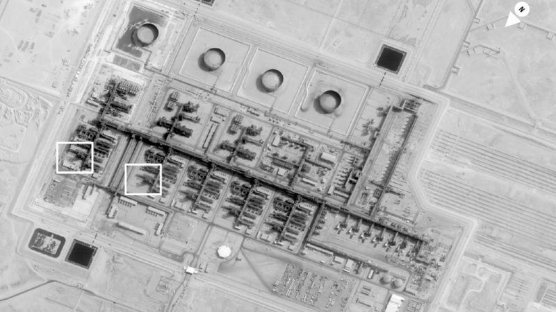 تصاویر ماهواره‌ای آمریکا بعد از حمله به تاسیسات بقیق