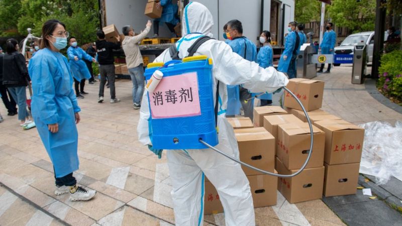 Beijing kicks off mass testing after spike in Covid cases - BBC News