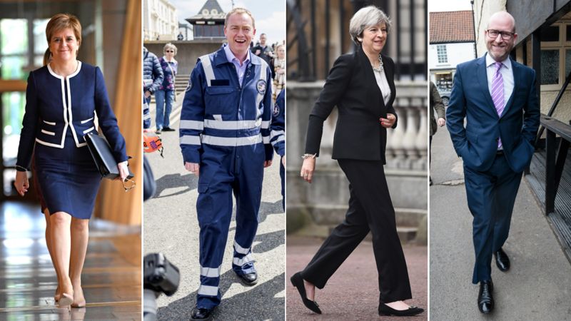 General Election 2017 Politicians Clothes On The Campaign Trail Bbc