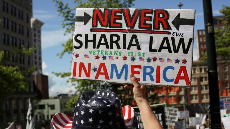 In Pictures: 'Anti-Sharia' Protests Across America - BBC News