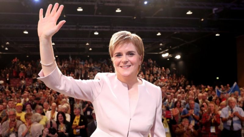 SNP conference: Sturgeon announces 'immediate' NHS pay rise - BBC News