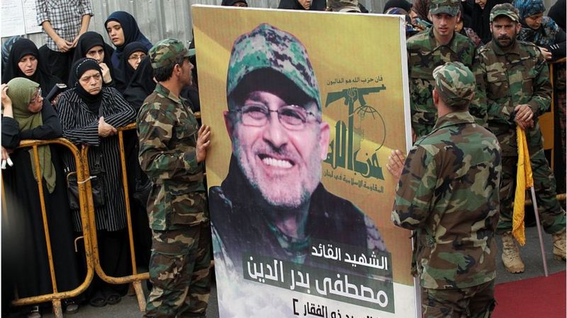 Israel Hezbollah Commander Mustafa Badreddine Killed By Own Men Bbc News 2940