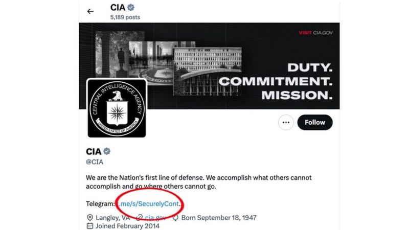 Twitter Glitch Allows CIA Informant Channel To Be Hijacked - BBC News