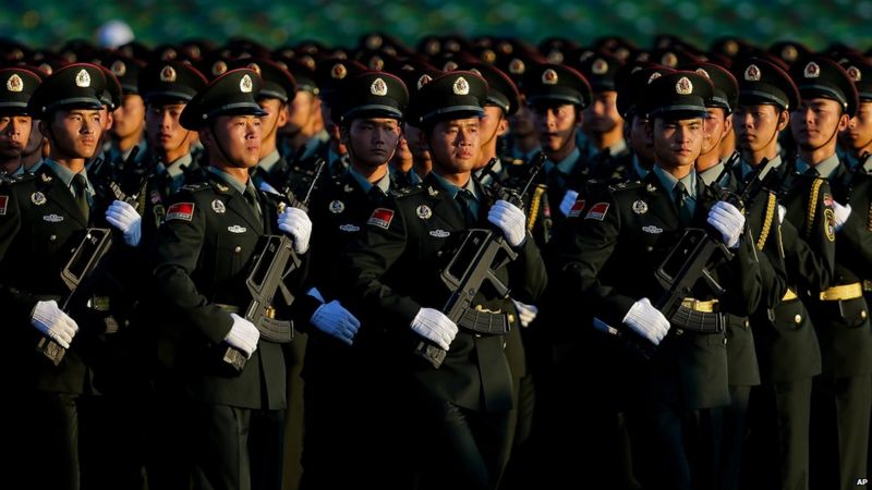 中国で大規模軍事パレード、抗日戦争70周年記念
