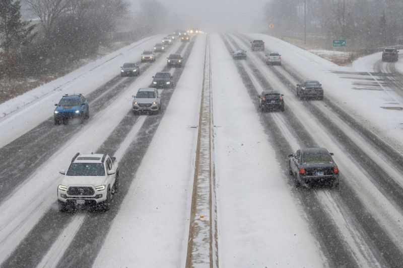 US winter storm in pictures - BBC News