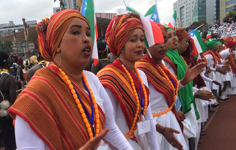 In Pictures Ethiopians Drum For Unity Bbc News 