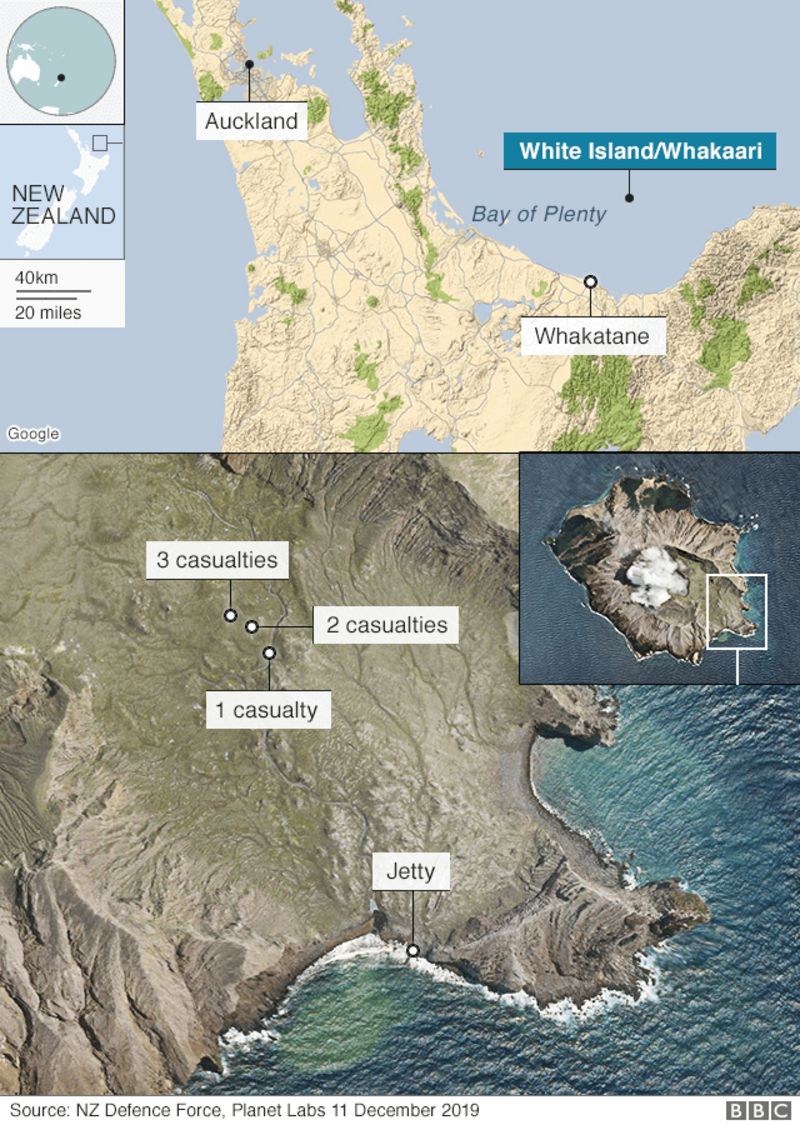 White Island volcano How are bodies being recovered? BBC News