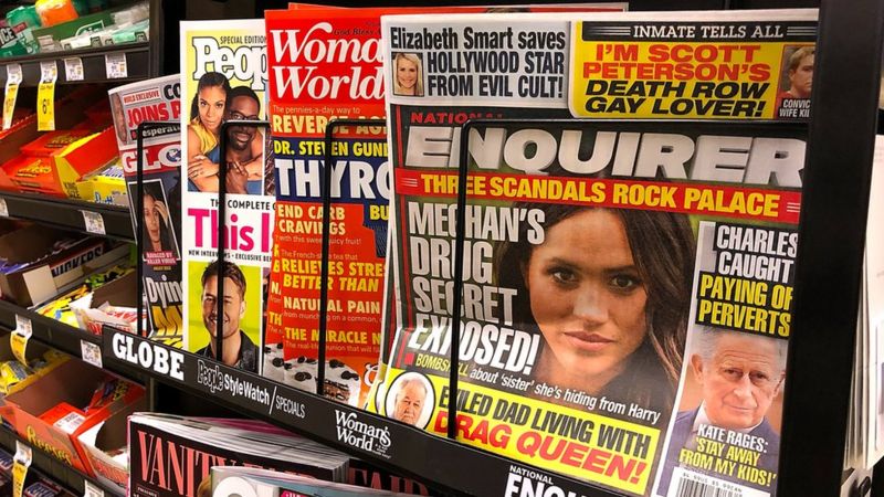 The National Enquirer The Publication Accused Of Bezos Blackmail Bbc 
