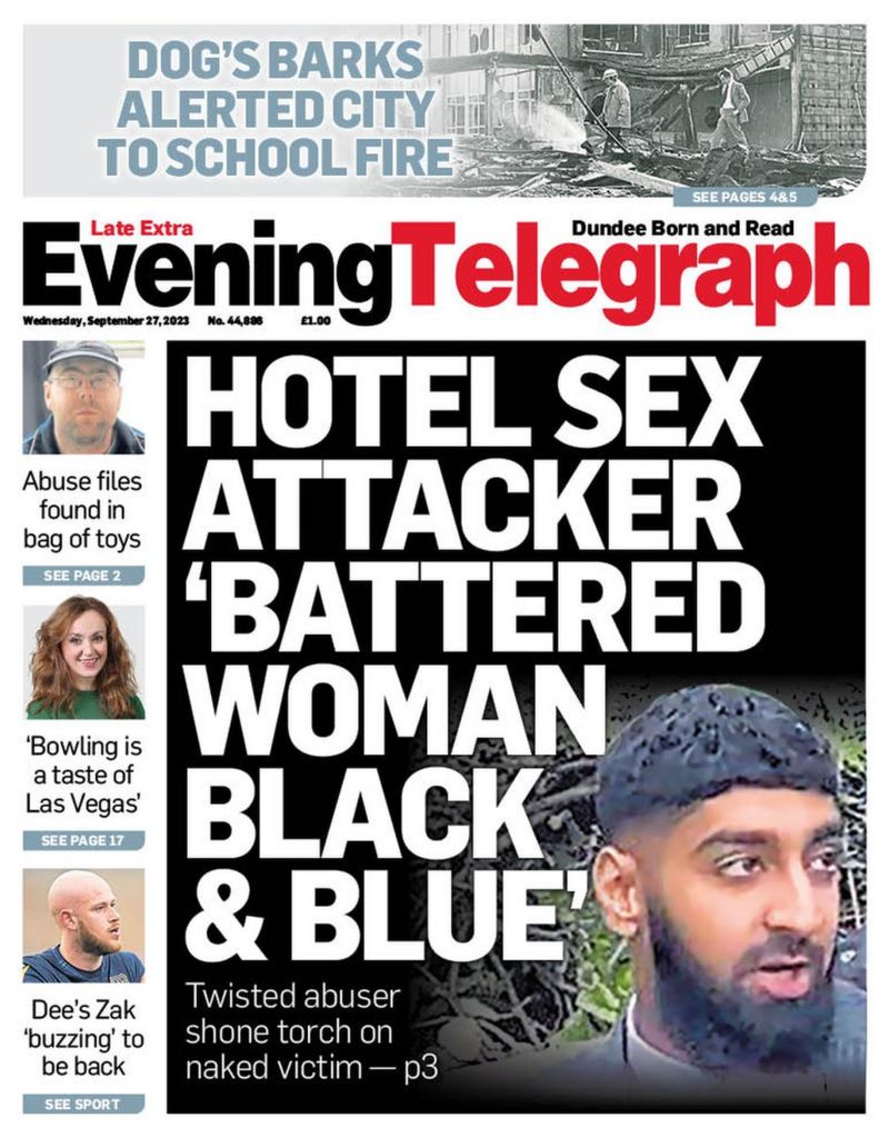 Scotland's papers Life expectancy drop and victim compensation 'raid