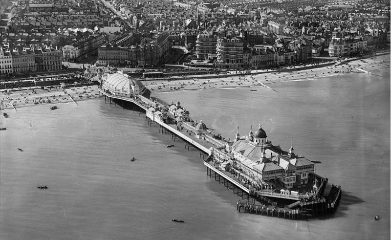 England's 20th Century Coastal Communities Seen From Above - BBC News